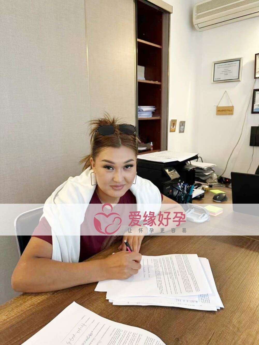 格鲁吉亚爱心志愿者验孕着床成功