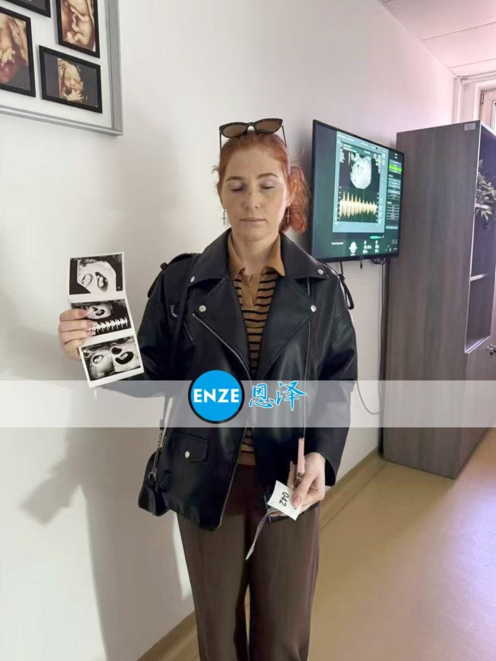 格鲁吉亚试管婴儿助孕爱心使者8周产检成功过关