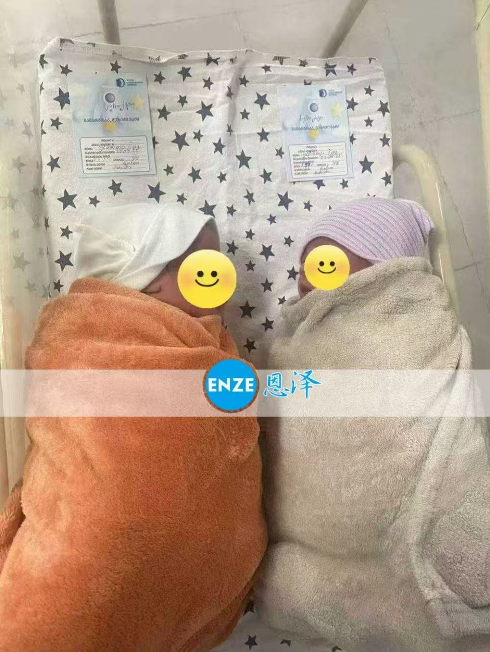 格鲁吉亚试管婴儿助孕双胞胎兄弟顺利诞生