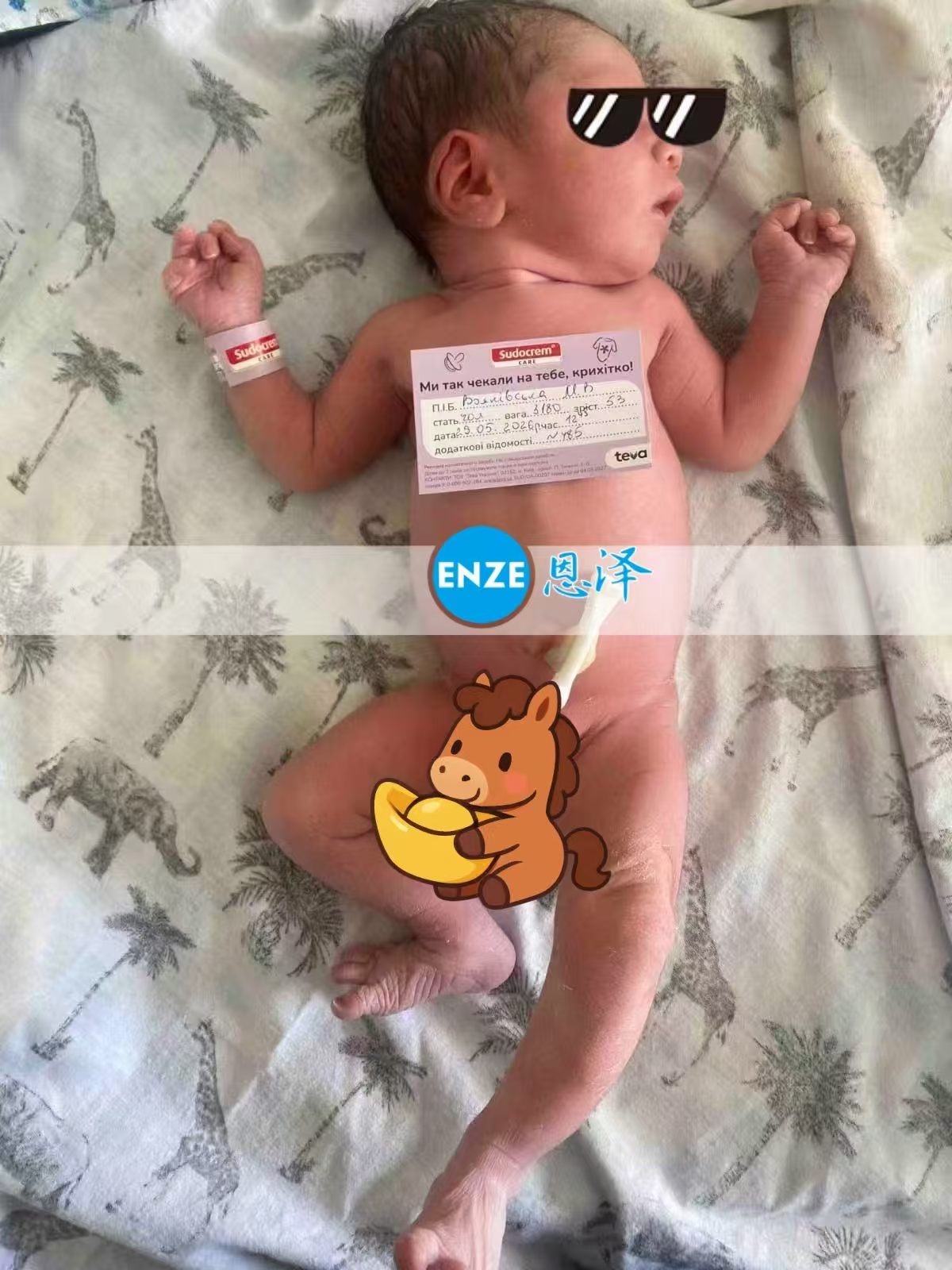 恩泽吉尔吉斯斯坦试管婴儿助孕宝宝顺利出生